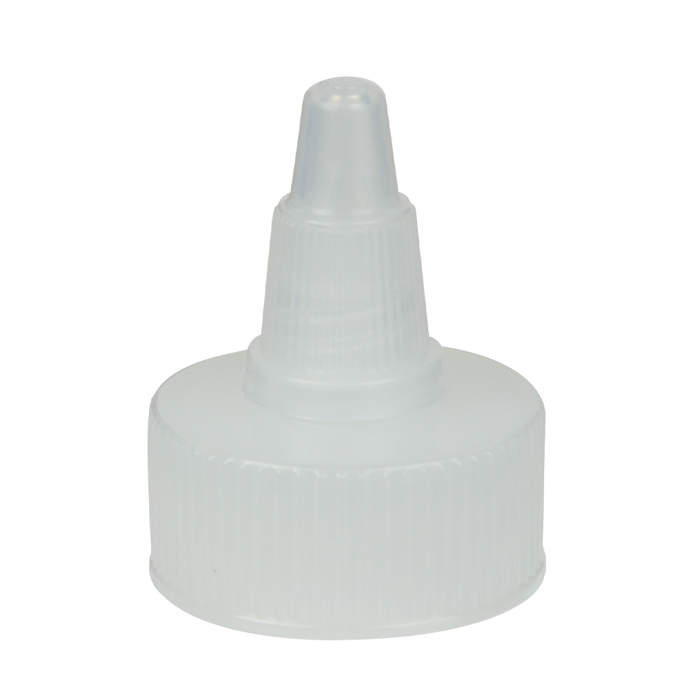 24/400 Natural Twist Open/Close Cap with Natural Tip U.S. Plastic Corp.