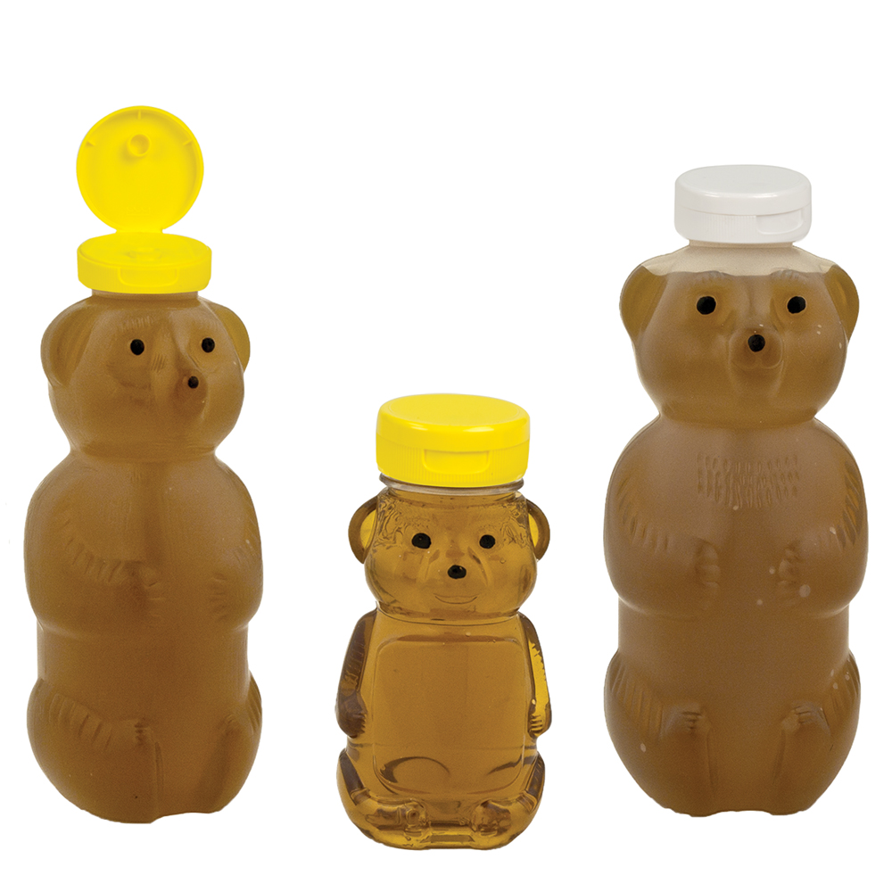 PET & LDPE Honey Bear Bottles U.S. Plastic Corp.