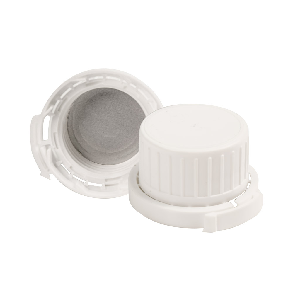 Tamper Evident Cap with Foam/Aluminum Liner U.S. Plastic Corp.