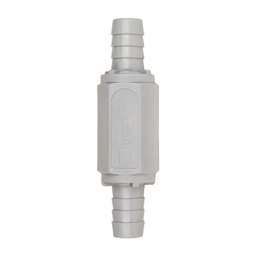 1/2" HB x 1/2" HB Series 426 PVC Check Valve with BunaN Seals U.S. Plastic Corp.