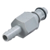1/4" In-line Hose Barb EFC Series Insert - Shutoff