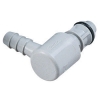 1/4" Hose Barb EFC Series Elbow Insert - Shutoff