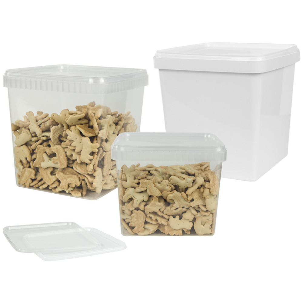 Containers with Handles & Lids U.S. Plastic Corp.