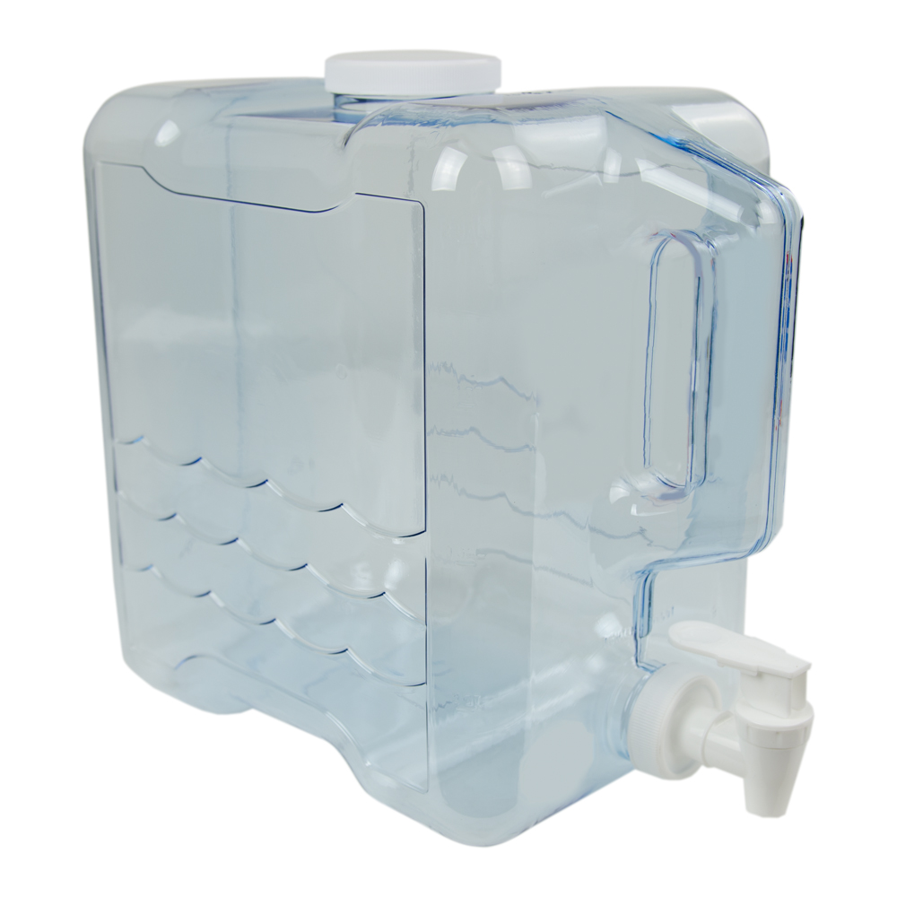 2 Gallon Refillable Beverage Container Clear U.S. Plastic Corp.