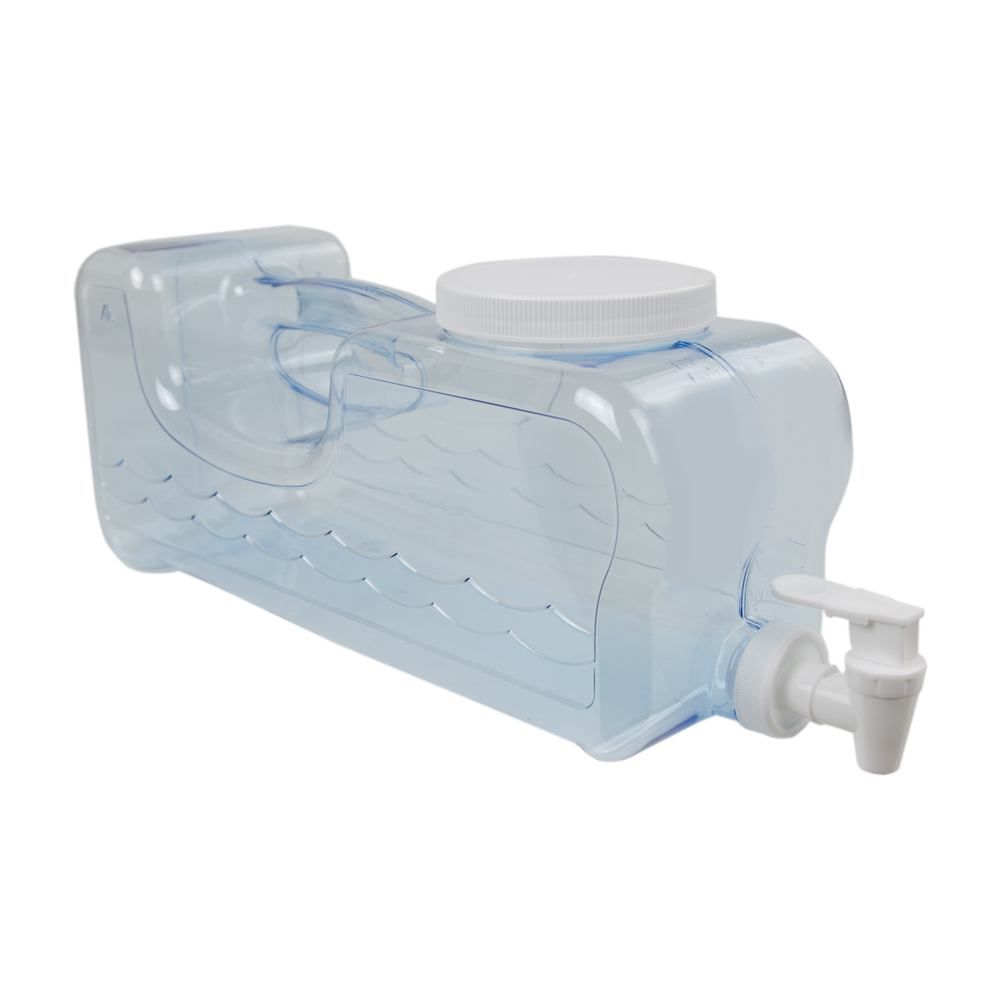 5 Quart Fridge Stackable Beverage Container Clear U.S. Plastic Corp.