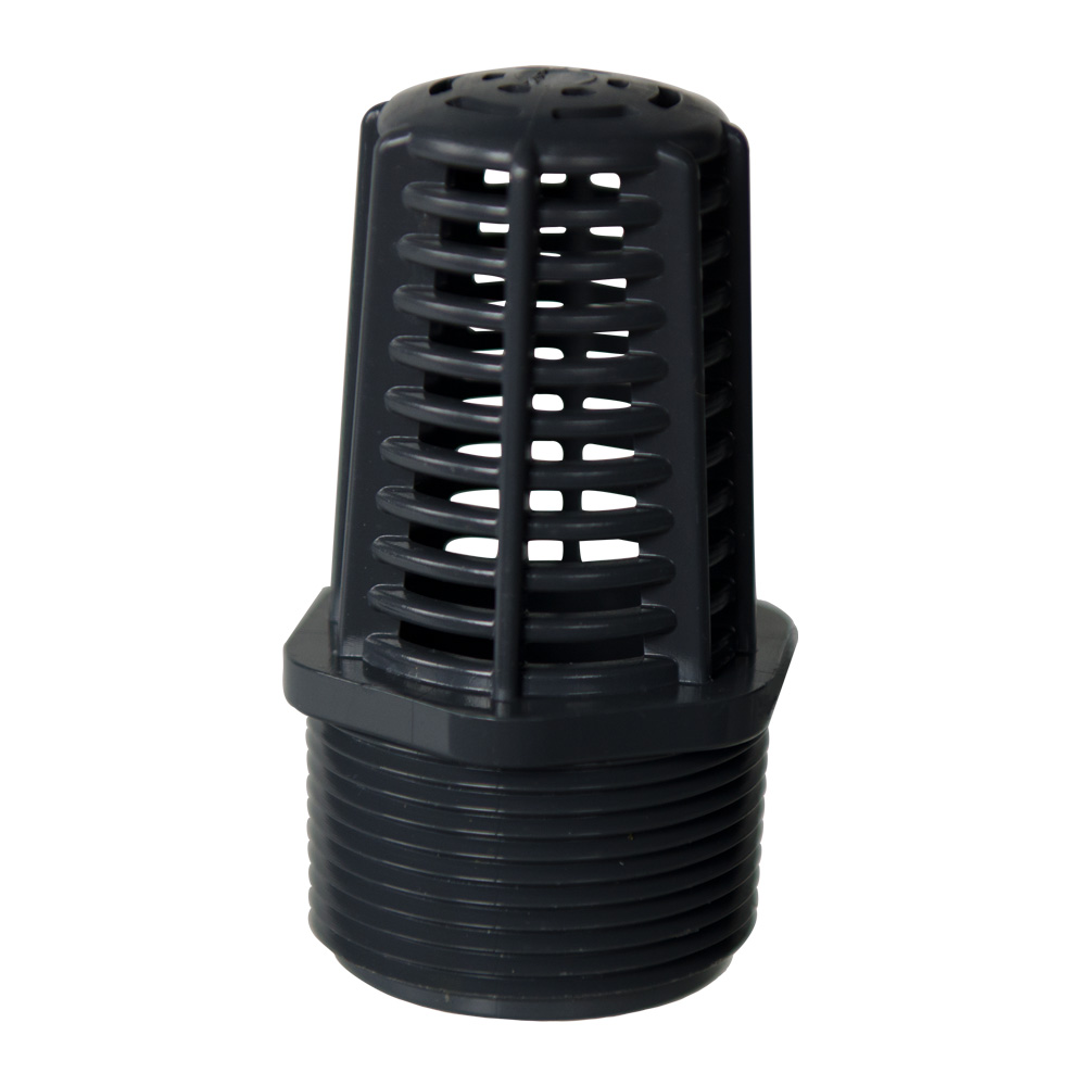 2" MNPT PVC Compact Foot Valve Screen U.S. Plastic Corp.