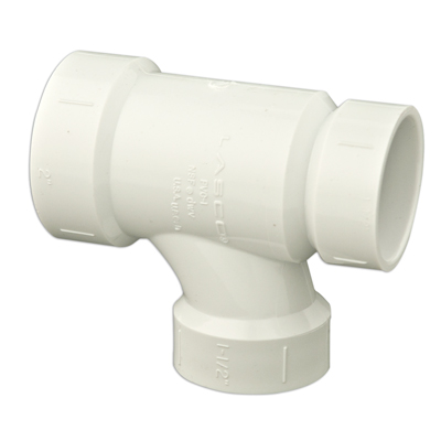 pvc fittings pipe dwv tee sanitary reducing plastic tubing waste drain vent schedule corp usplastic