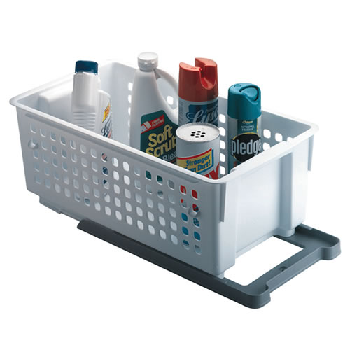 Rubbermaid® Slide 'n Stack 11" Sliding Basket with Track