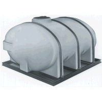 Elliptical Horizontal Bulk Storage Tank