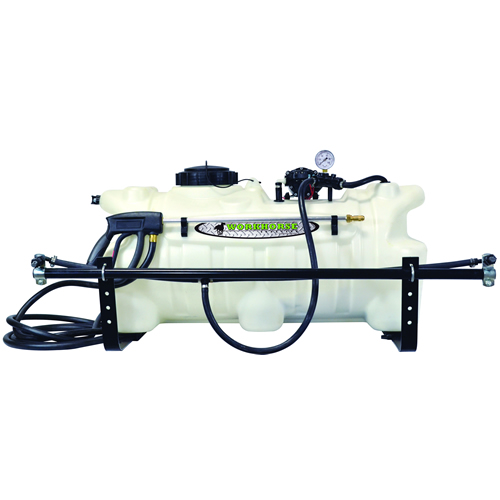 25 Gallon ATV Sprayer with Wand, Boom with 2 Nozzles & 2.2 GPM Pump U