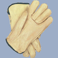 Grain Leather Gloves