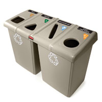 Rubbermaid� Glutton� Recycling Station
