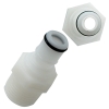 Acetal Straight Coupling Pipe Thread Insert 