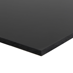 HDPE Plastic Sheet 3//32/" x 24/" x 48/" Black Color High Density Polyethylene