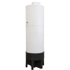 300 Gallon Conical Bottom Bulk Storage Tank with Support Stand - 31" Dia. x 95" Hgt. w/19° Cone Angle