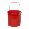 Red 1 Gallon Bucket (Lid Sold Separately)