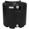 35 Gallon Black Tamco® Stackable Storage Tank with Fill & Empty Ports- 24" Dia. x 22-3/4" Hgt.