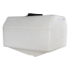 25 Gallon Natural Tamco® Total Drain Tank with 8" Lid & 3/4" FPT Boss Fitting - 24-3/8" L x 18-3/8" W x 18" Hgt.