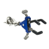 Three-Finger Vinyl-Coated Dual Adjustment Universal Clamp with Boss Head