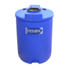 Gemini® 120 Gallon Blue Dual Containment Tank - 33" Dia. x 47" Hgt.