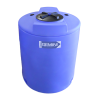 Gemini® 320 Gallon Blue Dual Containment Tank - 48" Dia. x 60.5" Hgt.