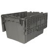 21.8" L x 15.2" W x 12.9" Hgt. Gray Security Shipper Container