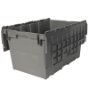 20.6" L x 13.2" W x 11.6" Hgt. Gray Security Shipper Container