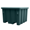 Forest Green Meese Bulk Container with Lid (700 lbs. Capacity) - 45" L x 45" W x 33" Hgt.