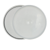 2 Gallon Natural HDPE Standard Round Bucket Lid with Tear Tab