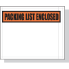 4.5" x 5.5" Packing List Enclosed Panel Face