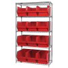 Quantum® Magnum Bin Wire Shelving Units