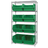 Quantum® Magnum Bin Wire Shelving Units