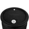 55 Gallon Black Tamco® Closed Head Drum with 3/4" & 2" NPS Bungs