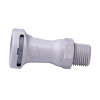 1/2" MNPT NSF-listed HFC 12 Series Polypropylene Coupling Body - Straight Thru (Insert Sold Separately)