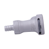 3/8" In-Line Hose Barb NSF-listed HFC 12 Series Polypropylene Coupling Body - Shutoff (Insert Sold Separately)