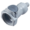 1/2" In-Line Hose Barb NSF-listed HFC 12 Series Polypropylene Coupling Body - Shutoff (Insert Sold Separately)