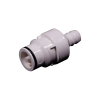 3/8" In-Line Hose Barb NSF-listed HFC 35 Series Polysulfone Coupling Insert - Straight Thru (Body Sold Separately)