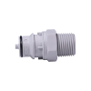 1/2" MNPT NSF-listed HFC 12 Series Polypropylene Coupling Insert - Shutoff (Body Sold Separately)