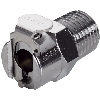 1/4" MNPT In-Line NSF-listed MC Series Chrome Plated Brass Body - Shutoff (Insert Sold Separately)