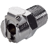 1/8" MNPT In-Line NSF-listed MC Series Chrome Plated Brass Body - Shutoff (Insert Sold Separately)