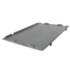 Two-piece Gray Hinged Lid for 24" L x 16" W Schaefer Lightweight Straight Walled Containers