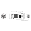 3/8" Ferruleless PTF NSF-listed PLC Series Acetal Panel Mount Body - Shutoff (Insert Sold Separately)