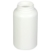 16.9 oz./500cc White HDPE Wide Mouth Packer Bottle with 53/400 Neck (Cap & Band Sold Separately)