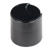 28/410 Black Polypropylene Disc-Top Dispensing Cap with 0.330" Orifice