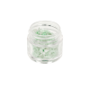 1/4 oz. Clear Polystyrene Straight-Sided Thick Wall Round Jar with 33/400 Neck (Cap Sold Separately)