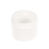 2 oz. White Polypropylene Straight-Sided Thick Wall Round Jar with 58/400 Neck (Cap Sold Separately)