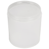16 oz. Natural Polypropylene Straight-Sided Thick Wall Round Jar with 89/400 Neck (Cap Sold Separately)