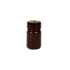 1 oz./30mL Nalgene™ Lab Quality Amber HDPE Wide Mouth Bottle with 28mm Cap
