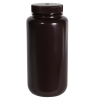 32 oz./1000mL Nalgene™ Amber HDPE Wide Mouth Economy Bottle with 63mm Cap