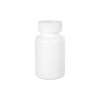 175cc/5.9 oz. White HDPE Packer Bottle with 38/400 White Ribbed CRC Cap with F217 Liner